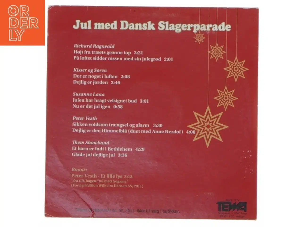 Billede 2 - Jul med Dansk Slagerparade CD fra TEMA