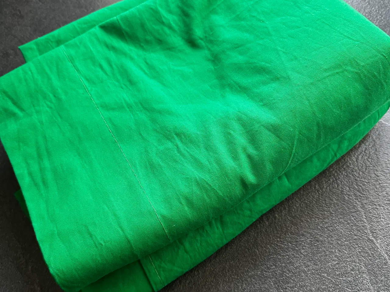 Billede 2 - Greenscreen stof i grøn - Helt nye