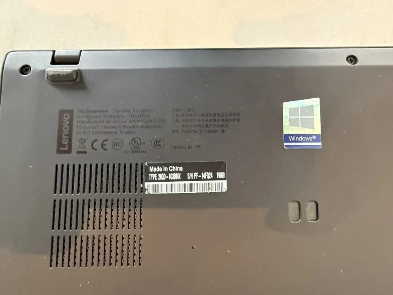 Billede 7 - Bærbar computer LENOVO X1 Carbon 7th gen.