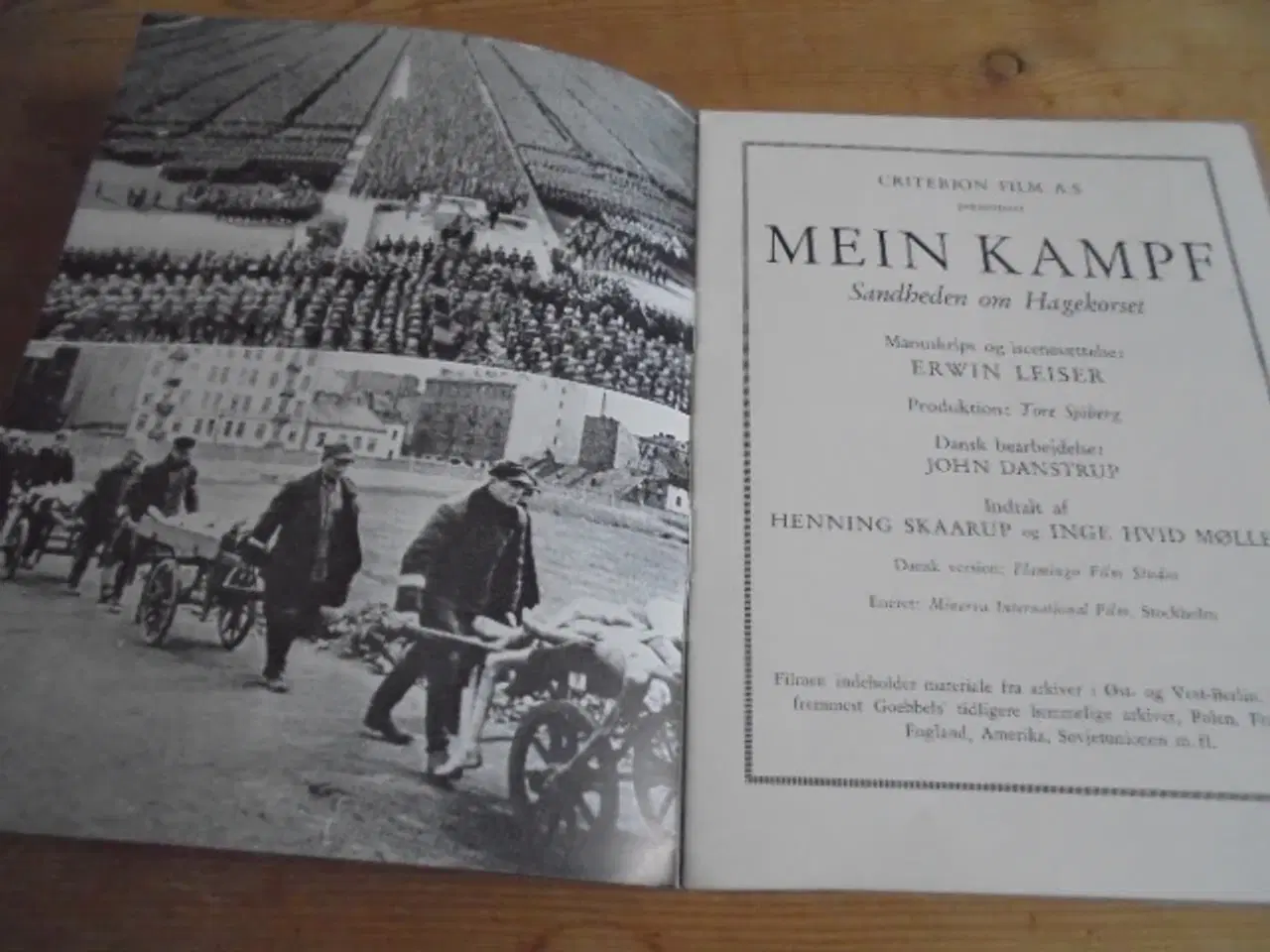 Billede 2 -  Filmprogram – Mein Kampf -Sandheden om hagekorset