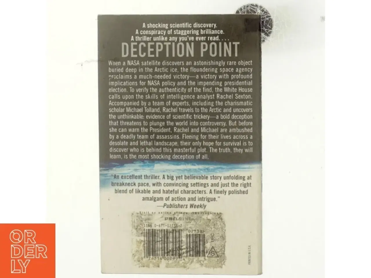 Billede 3 - Deception point af Dan Brown