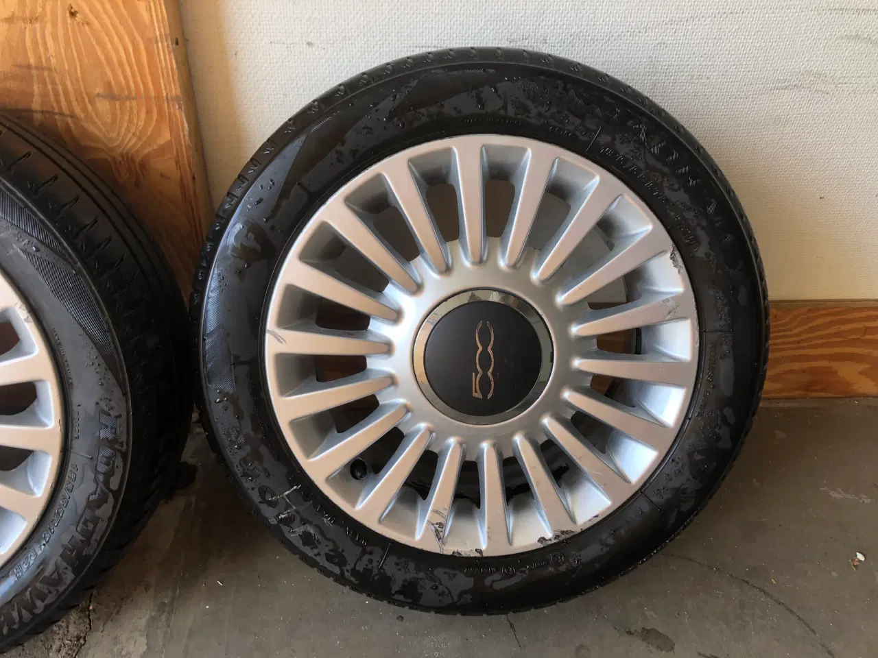 Billede 5 - Fiat 500e vinterhjul med nye Continental vinterdæk