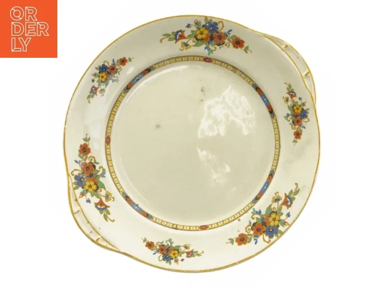 Billede 1 - Retro tallerken med blomstermønster fra Titan Ware (str. Ø 25 cm)