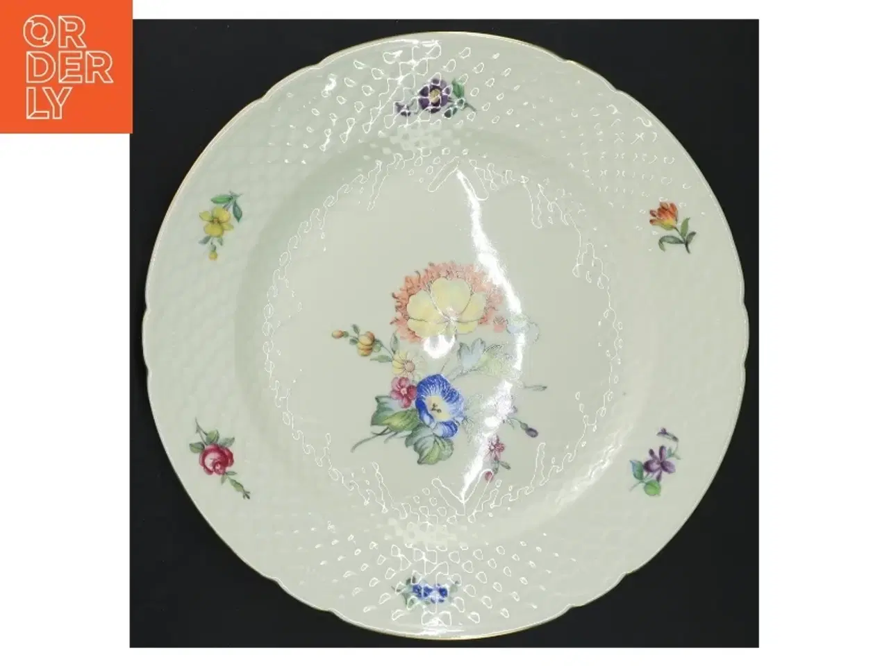 Billede 1 - B&G Saksisk Blomst middagstallerken (str. Ø 24 cm)
