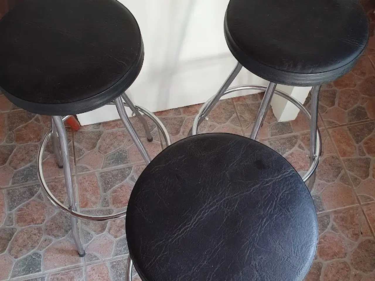 Billede 2 - Barstole uden ryglæn, 3 stk. 