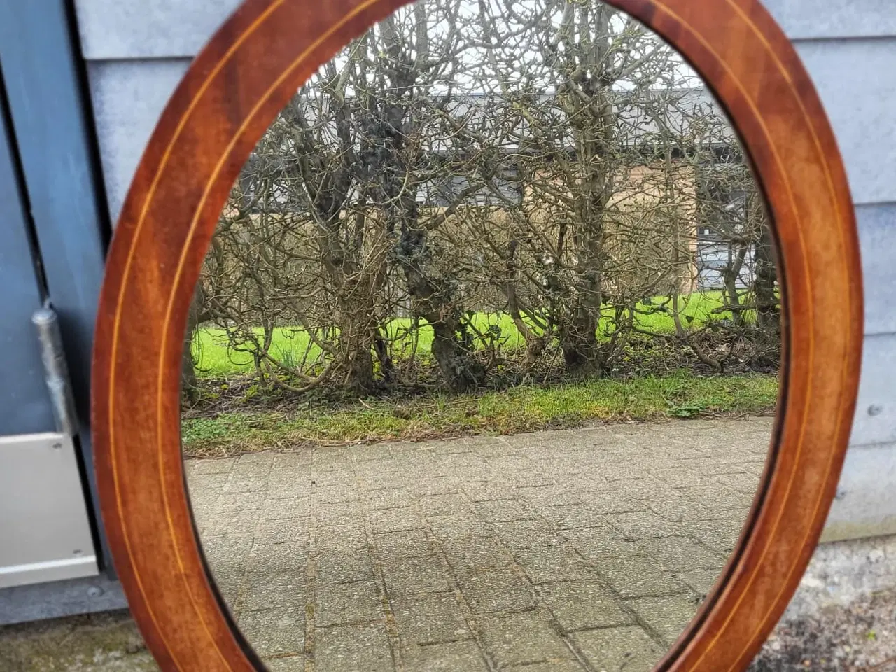 Billede 1 - Ovalt spejl