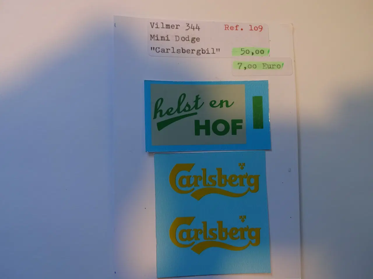 Billede 1 - Vilmer decalsæt "Carlsberg"