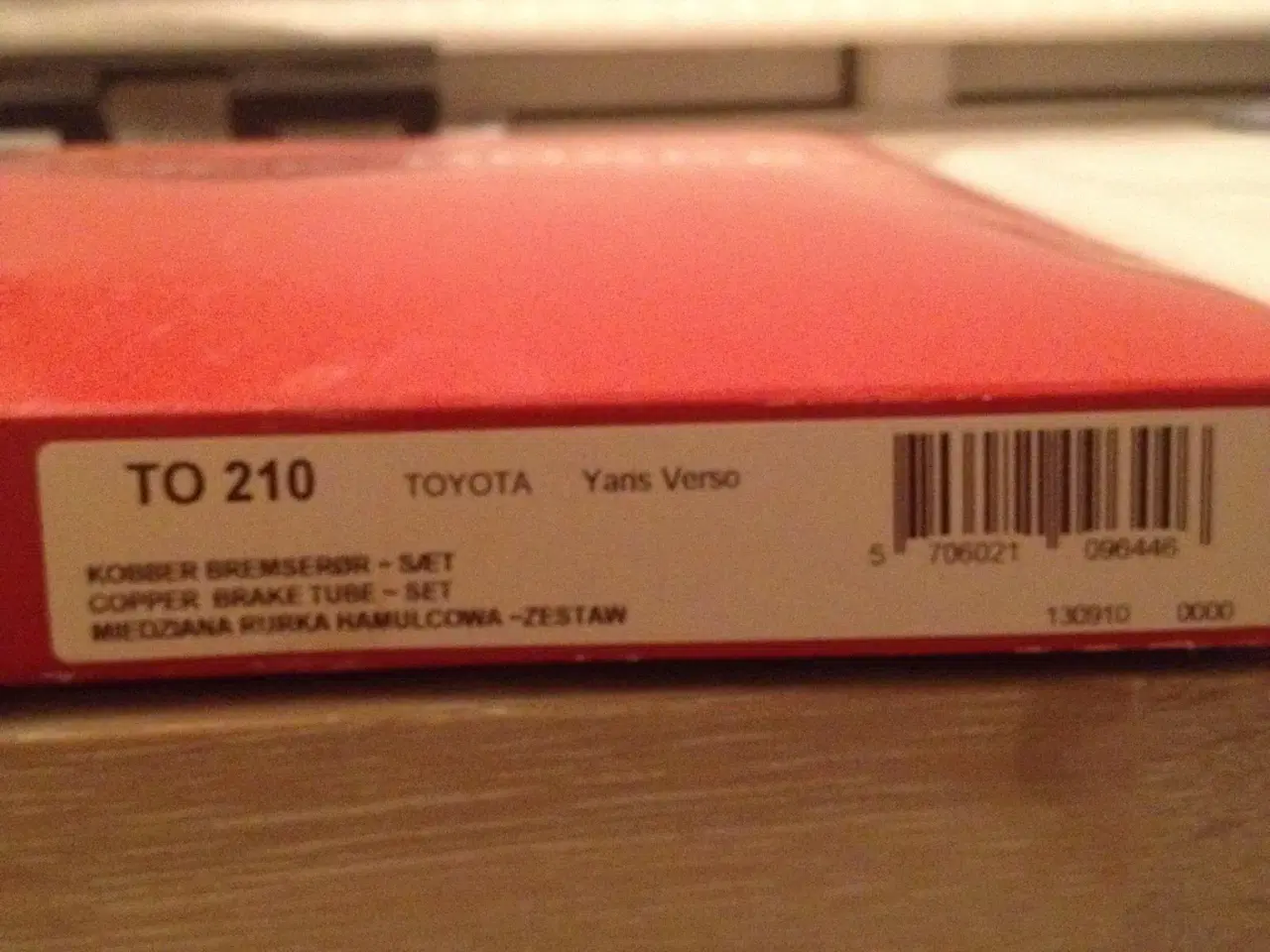 Billede 1 - Toyota Yaris helt nye bremserør