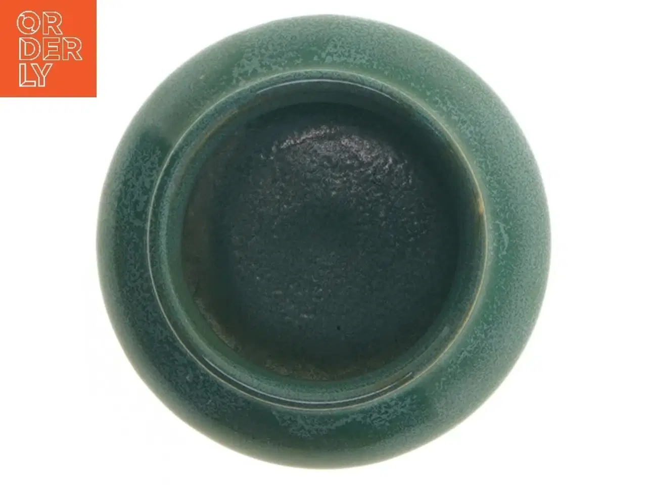 Billede 3 - Keramisk skål med blå glasur (str. Ø 9 cm)