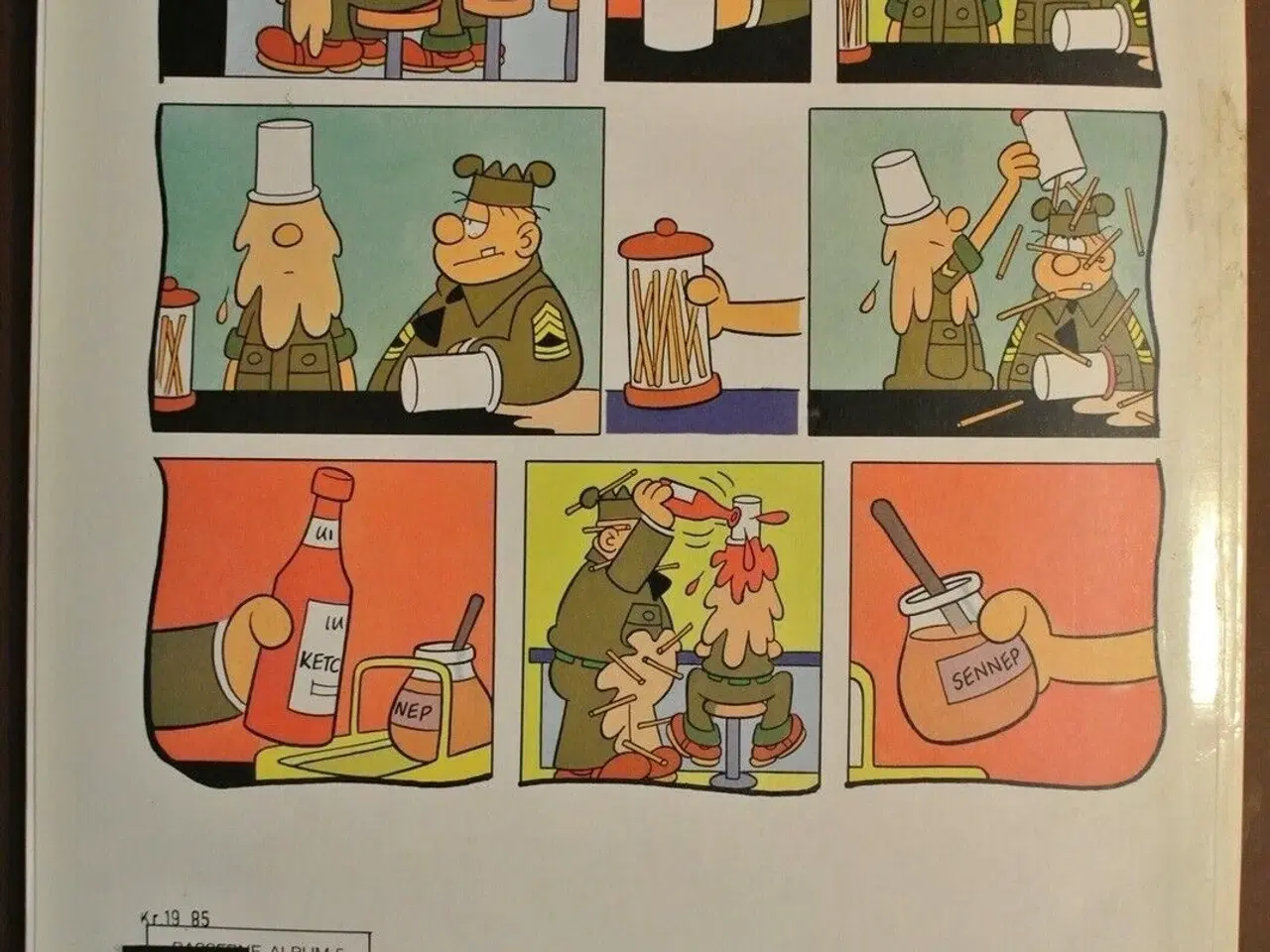 Billede 2 - basserne album 5 - venner, af mort walker, Tegnese