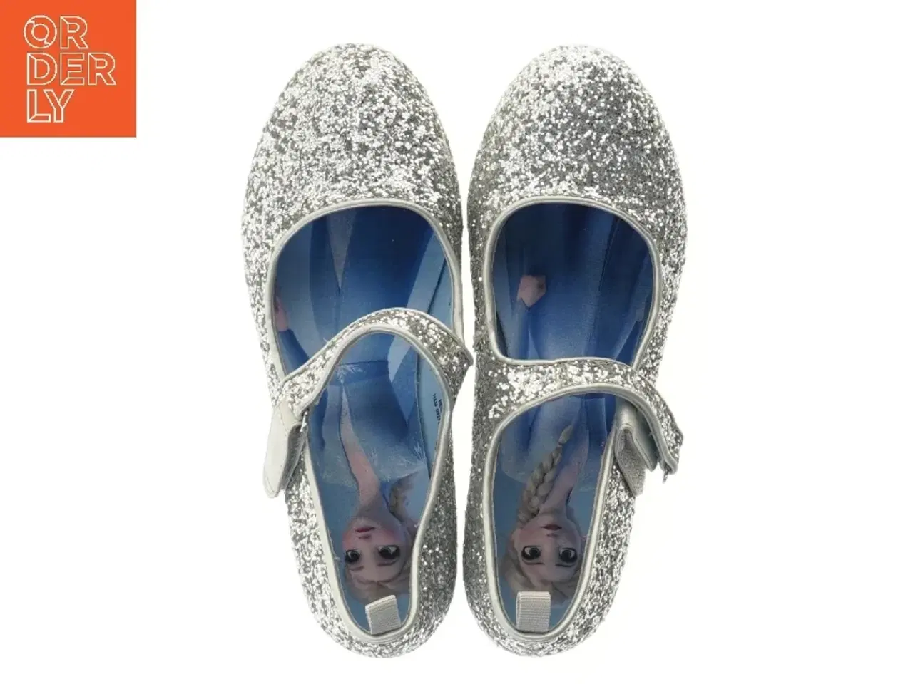 Billede 4 - Sølv glitter sko til børn fra Disney (str. 32 )