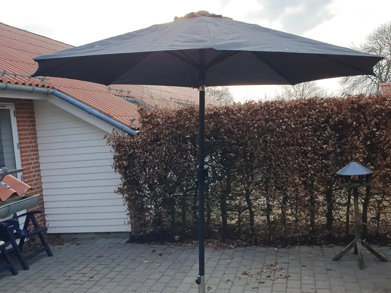Billede 1 - Have parasol med fod