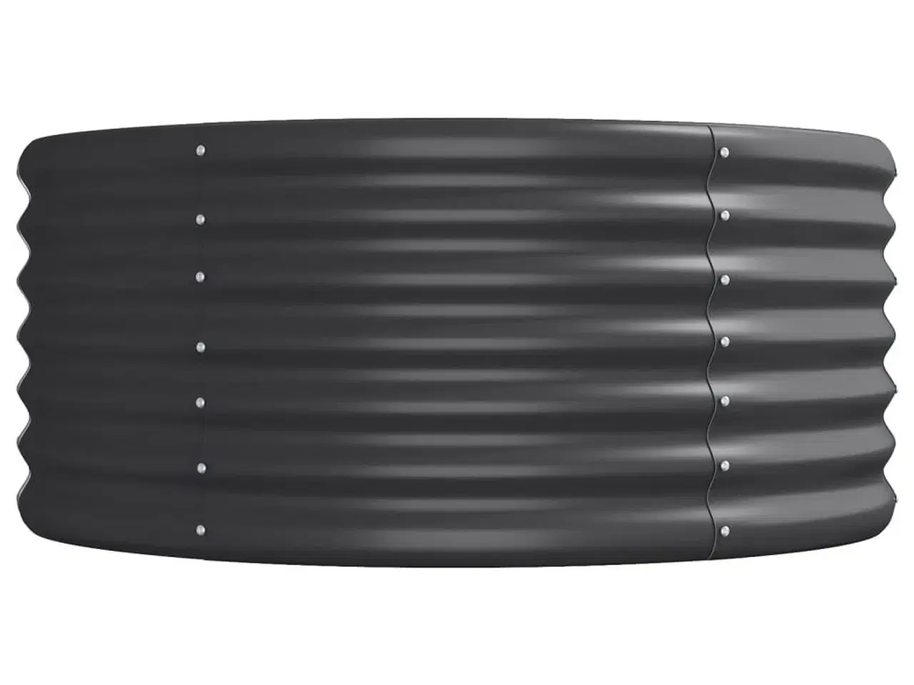 Billede 4 - Plantekasse 224x80x36 cm galvaniseret stål antracitgrå