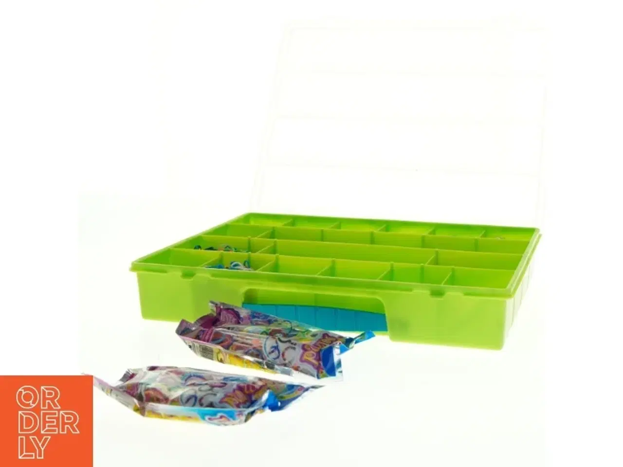 Billede 3 - Loombands sæt i opbevaringsboks (str. 35 x 26 cm)