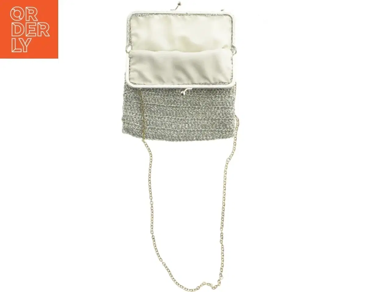 Billede 4 - Aftenclutch med kæderem (str. 20 x 16 cm)