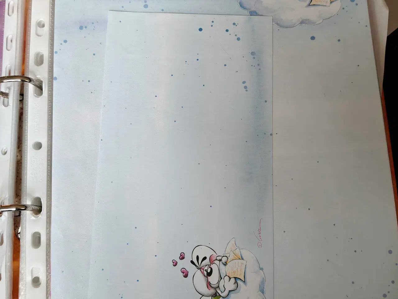 Billede 4 - Diddlepapir i mappe 