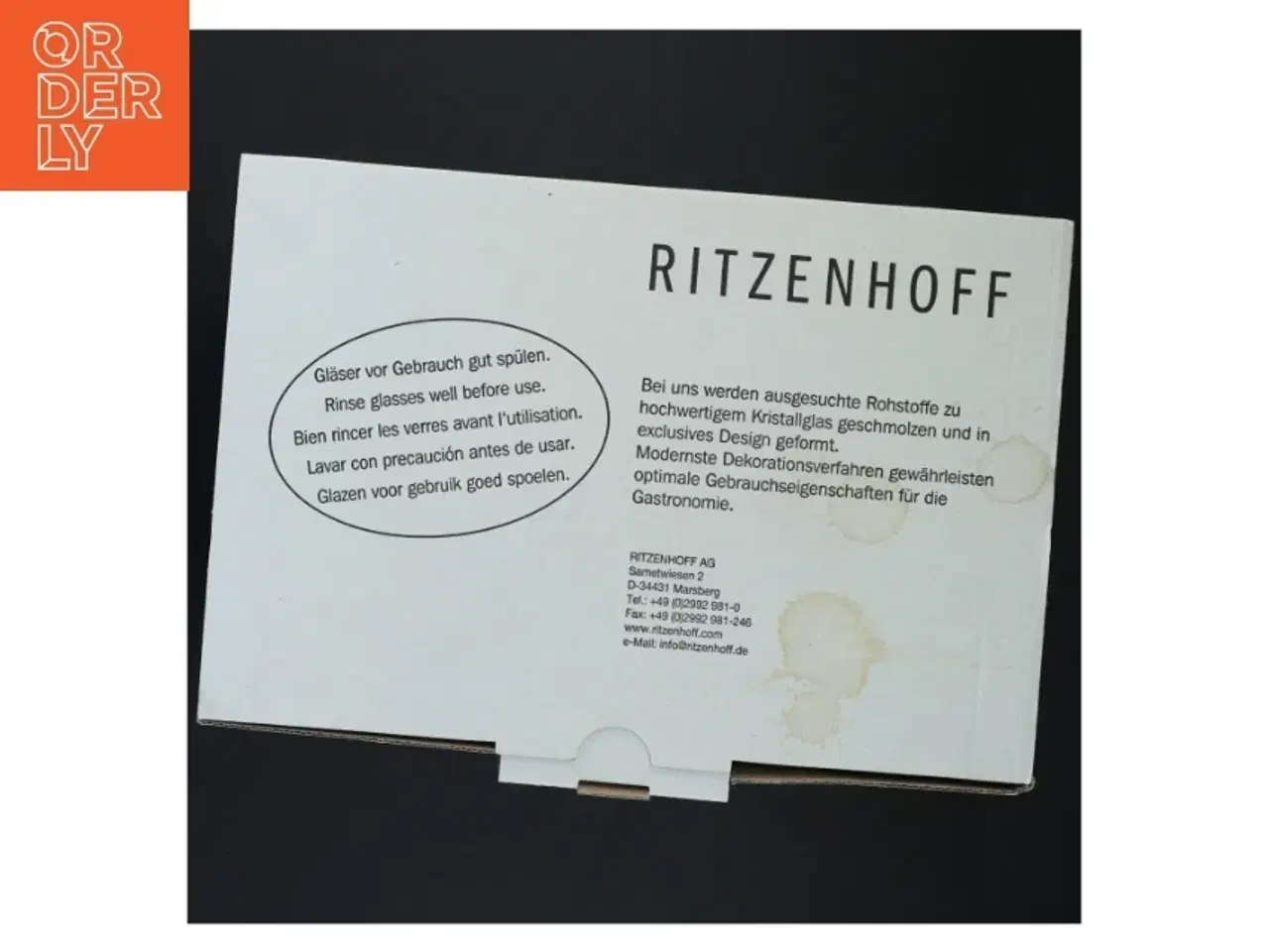Billede 6 - Ritzenhoff krystal ølglas fra Ritzenhoff (str. 13,5 x 8 cm)