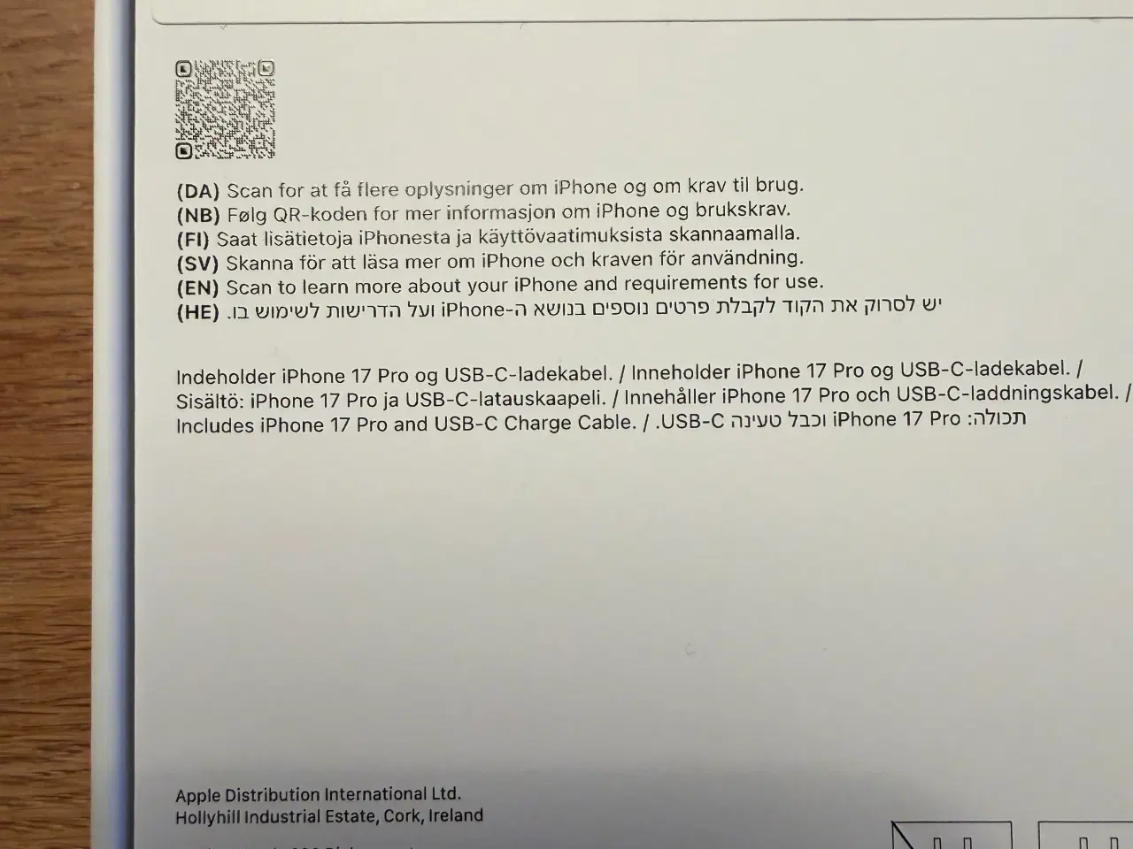 Billede 3 - iphone 17 pro 256 gb med aipods 4 anc 