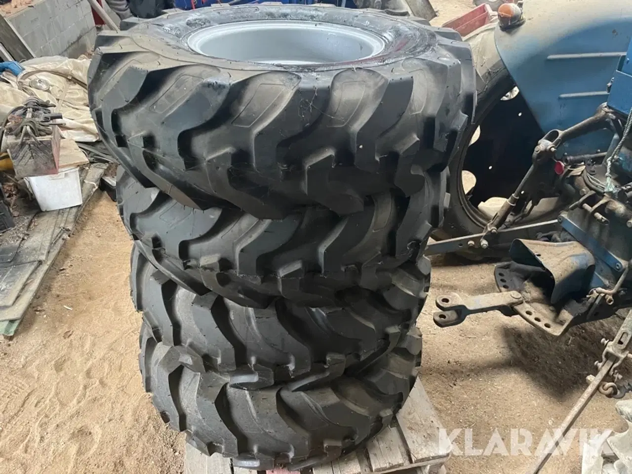 Billede 3 - Entreprenørdæk Dunlop Stabilia med skum - 4 styk