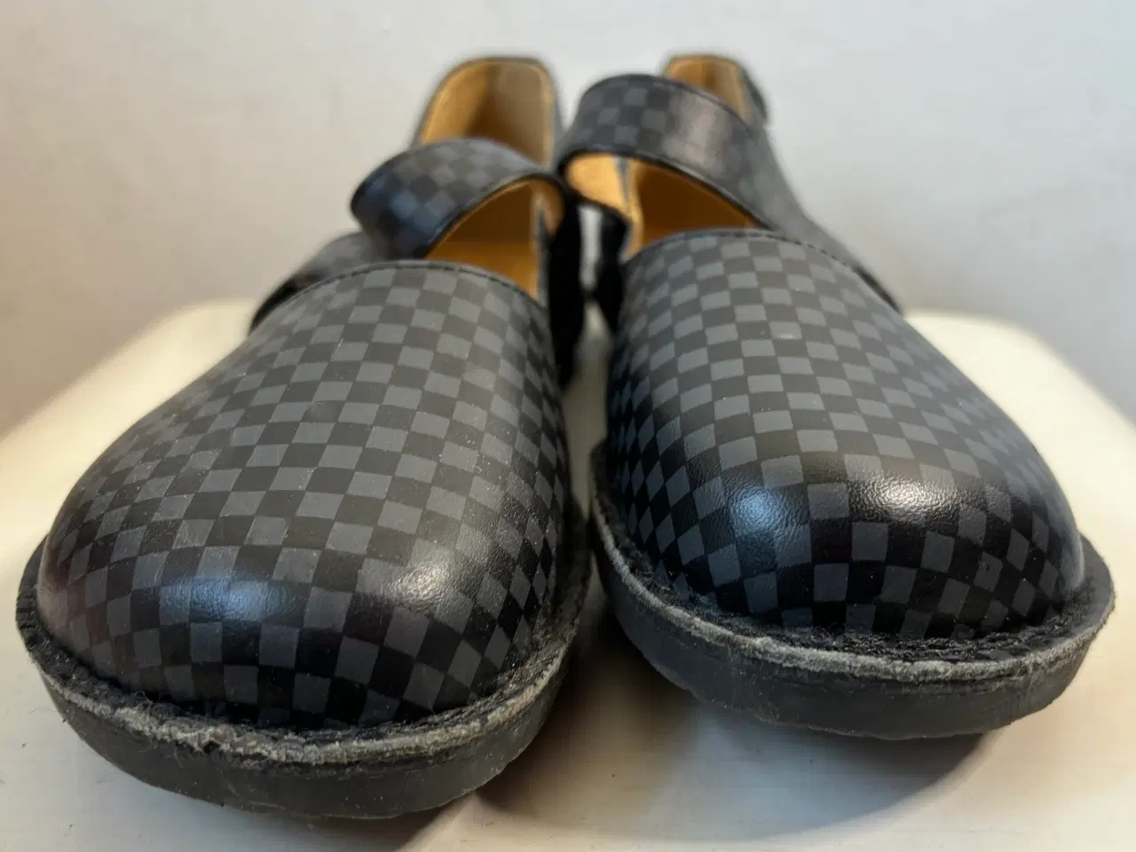 Billede 3 - Gudrun Sjøden, ternede sko i skind, str 42