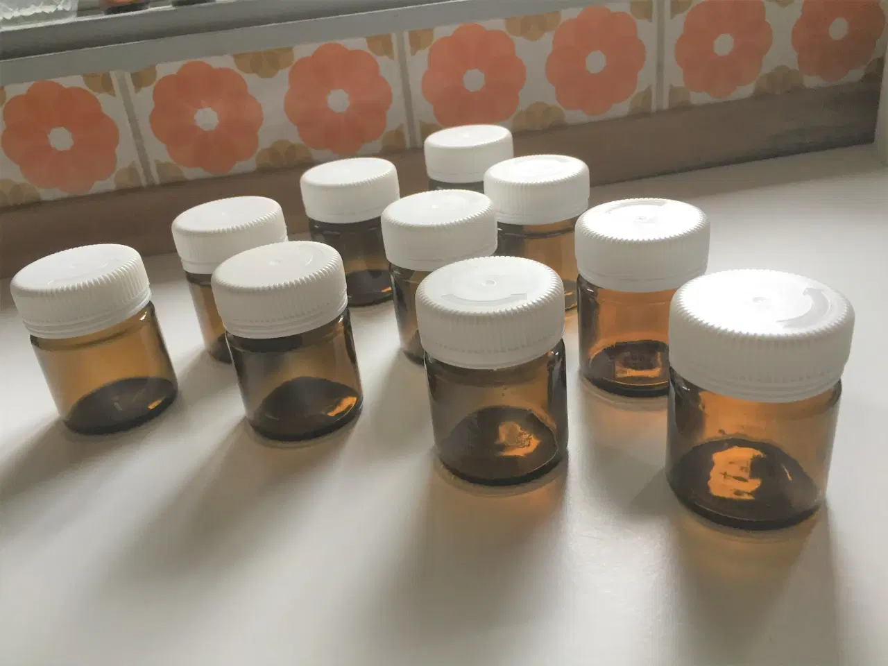 Billede 3 - Samling af brune apotekerglas og -flasker