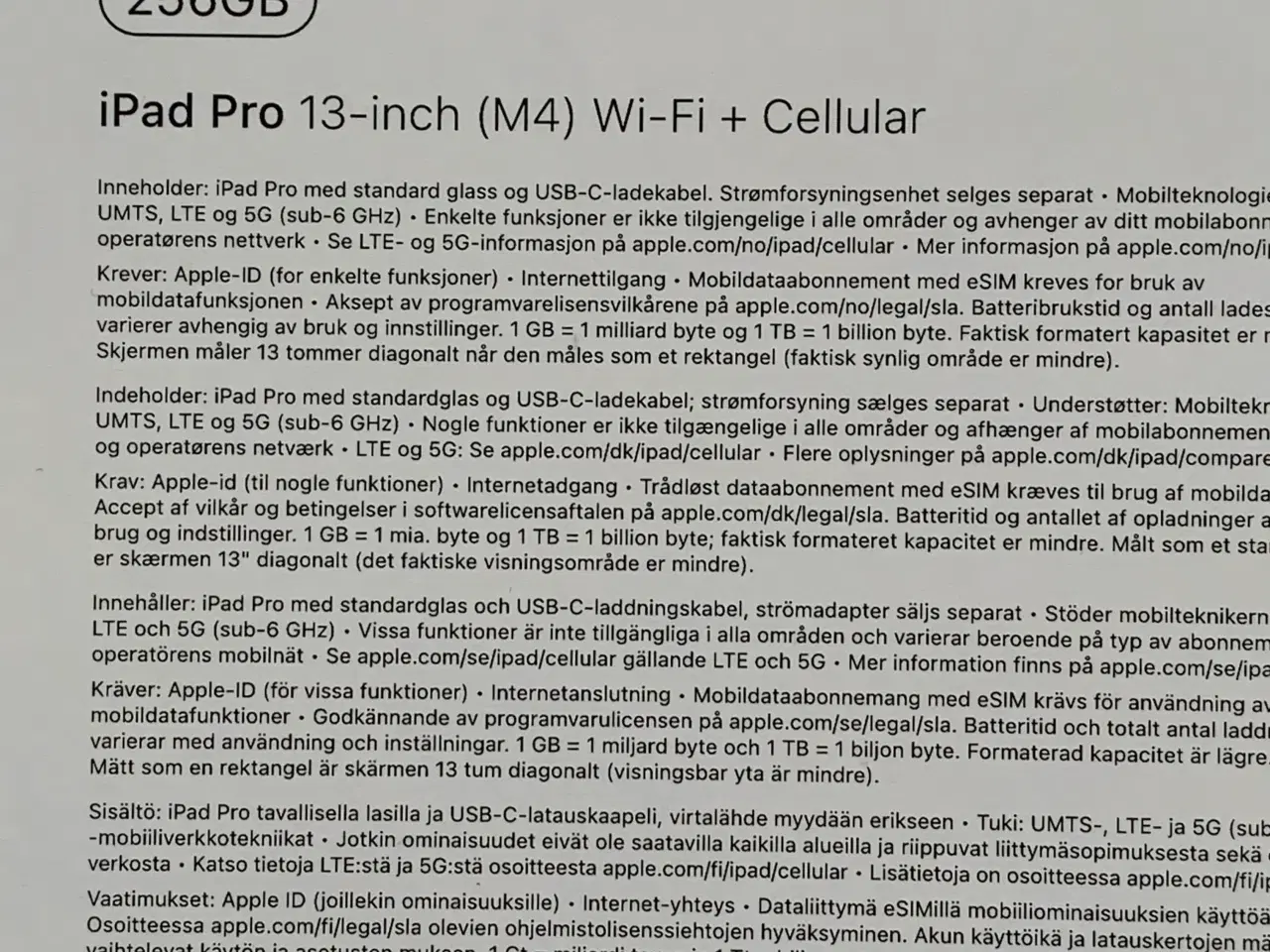 Billede 1 - iPad Pro 13-inch M4 256 GB