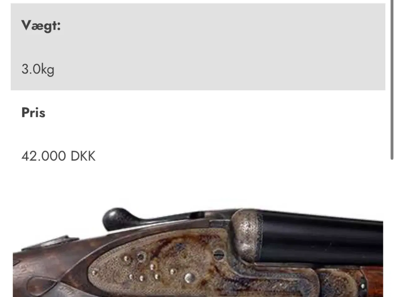 Billede 5 - Næsten ny engelsk haglbøsse