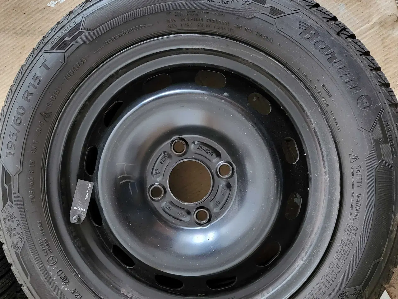 Billede 2 - Vinterdæk Barum Polaris 5 195/60 R15 T