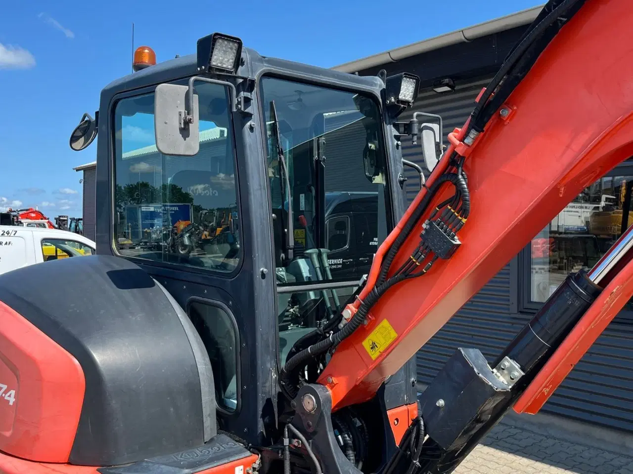 Billede 18 - Kubota KX057-4 hydraulisk Hydrema fæste Kipbar planerskovl og 2 graveskovle