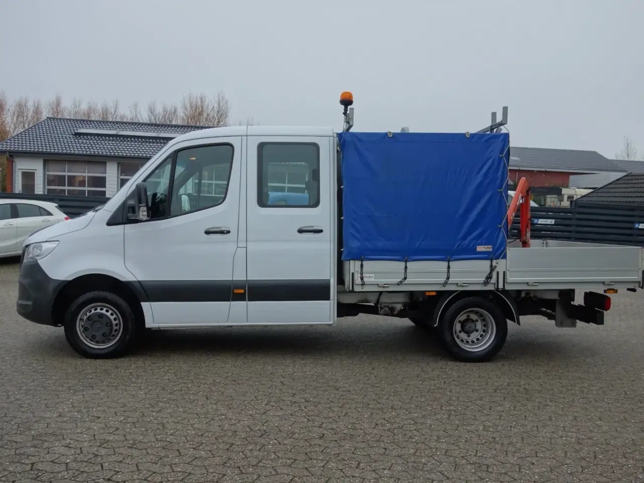 Billede 3 - Mercedes Sprinter 516 2,2 CDi A2 Mandskabsvogn m/lad RWD