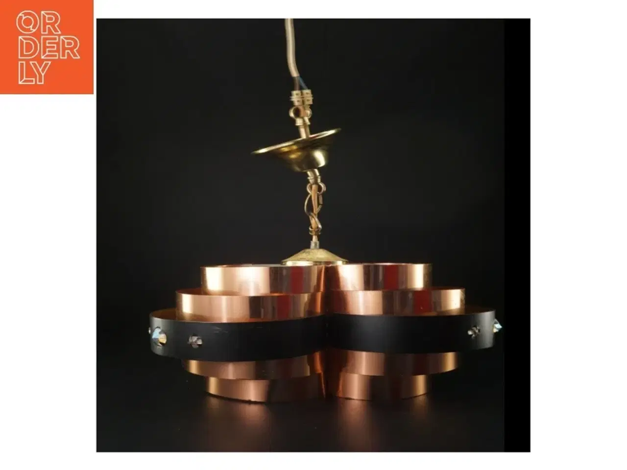 Billede 3 - Jo hammerborg Vintage kobber pendel (str. 36. x 36 cm)