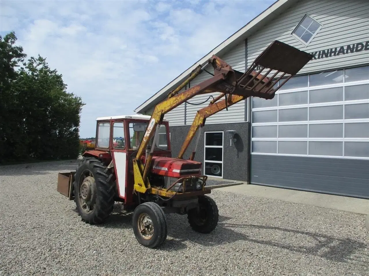 Billede 17 - Massey Ferguson 165 Med Veto 900 fuldhydraulisk læsser med greb