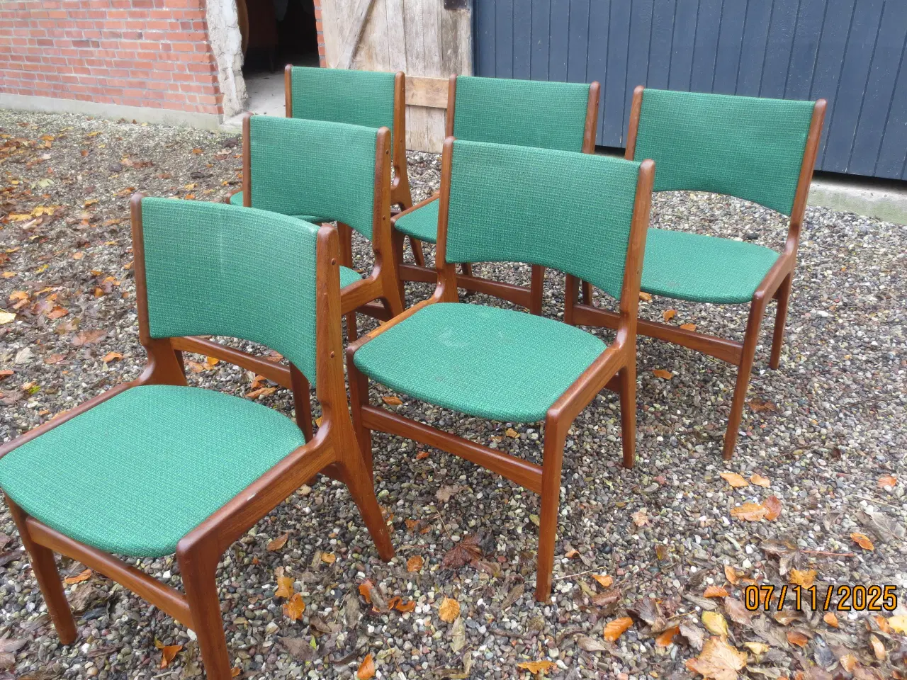 Billede 7 - 6  stk Spisebordsstole i Teak Erik Buch 