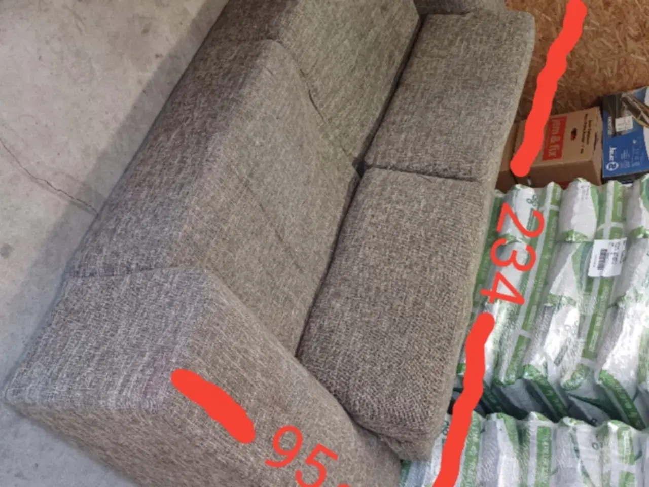 Billede 1 - Sofa stof