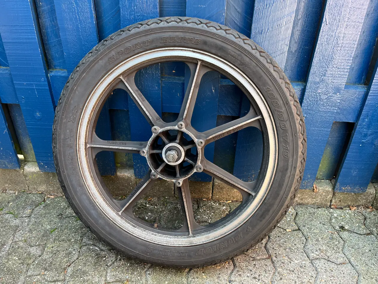 Billede 4 - Kawasaki Z 750 L fælge m/aksler m.m.