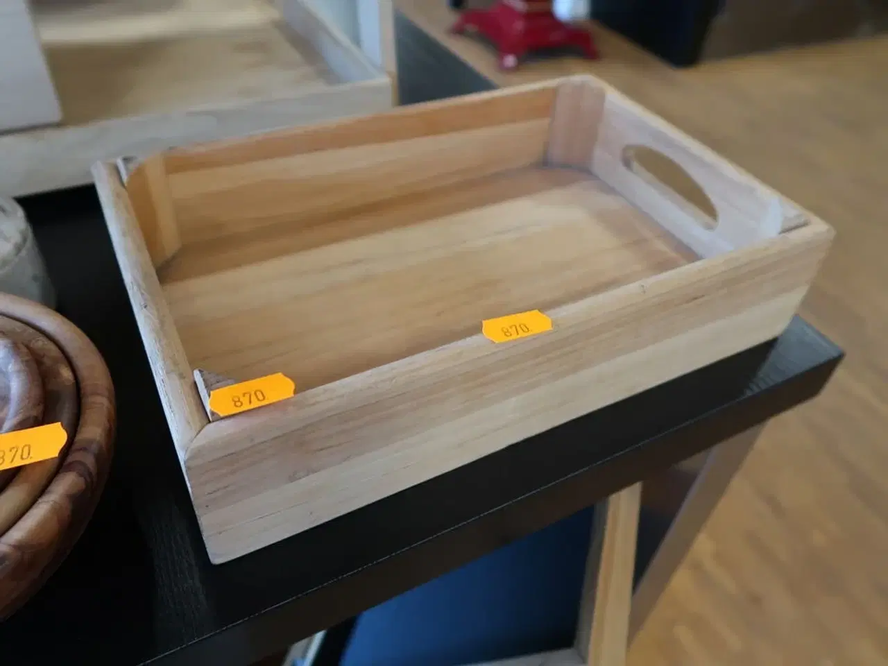 Billede 3 - Trækasse, 3 stk. skåle samt 2 stk. beholdere STUFF DESIGN