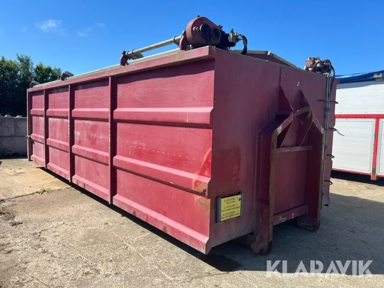 Billede 2 - Korncontainer 433 med hydraulisk låg