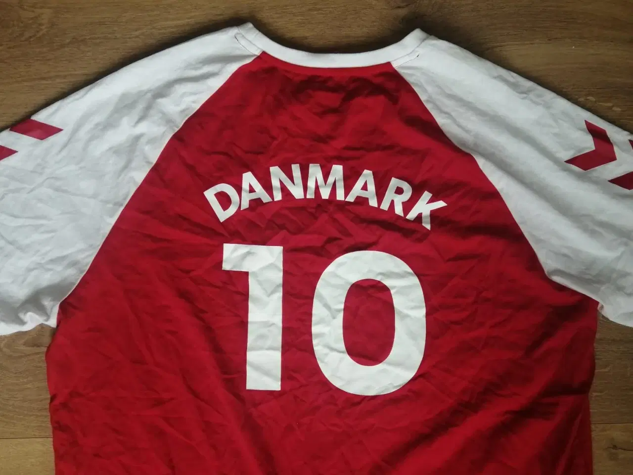 Billede 1 - DANMARK FAN TSHIRT NR. 10, HUMMEL, SOM NY