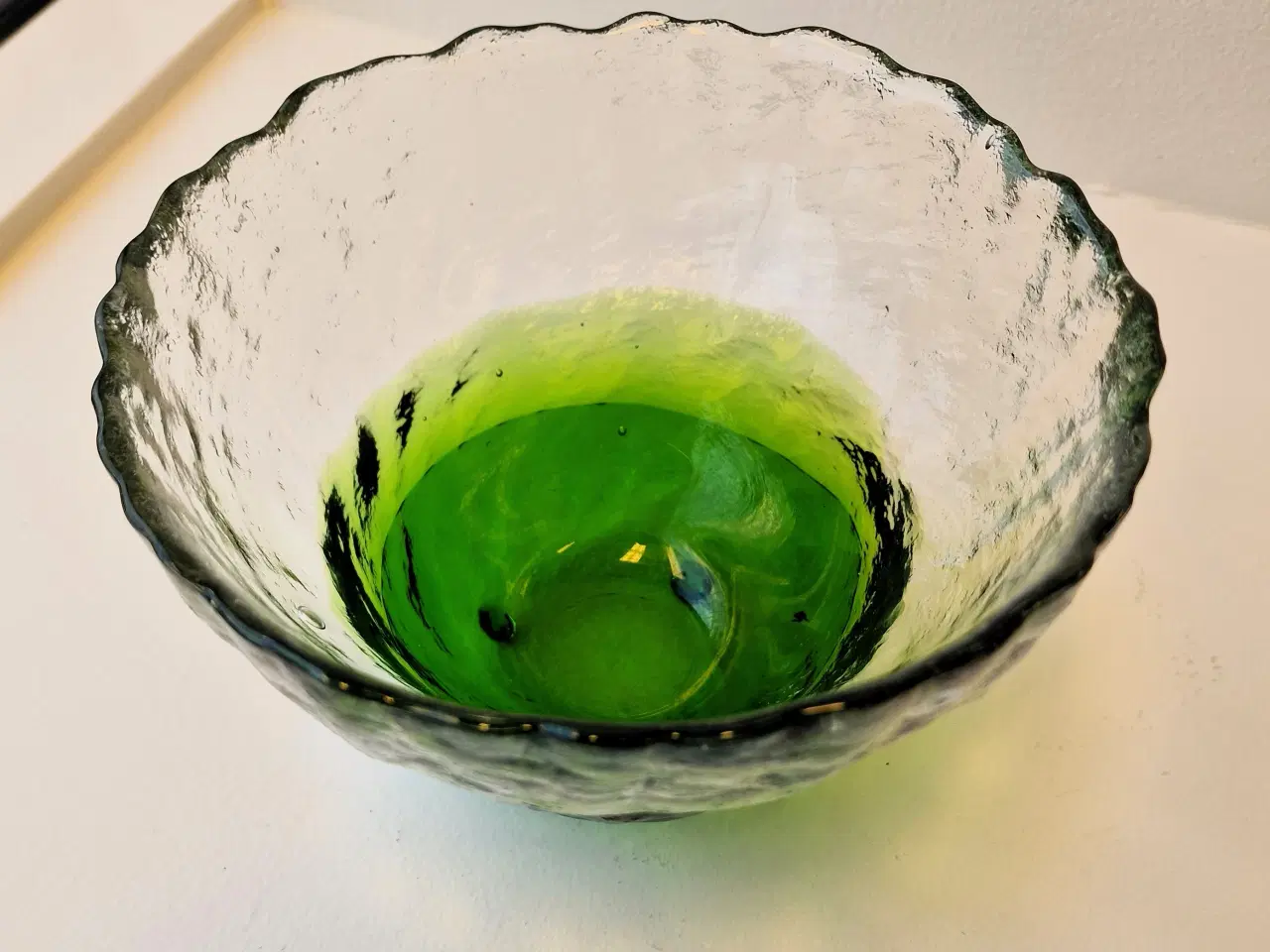 Billede 2 - Smuk glasskål.