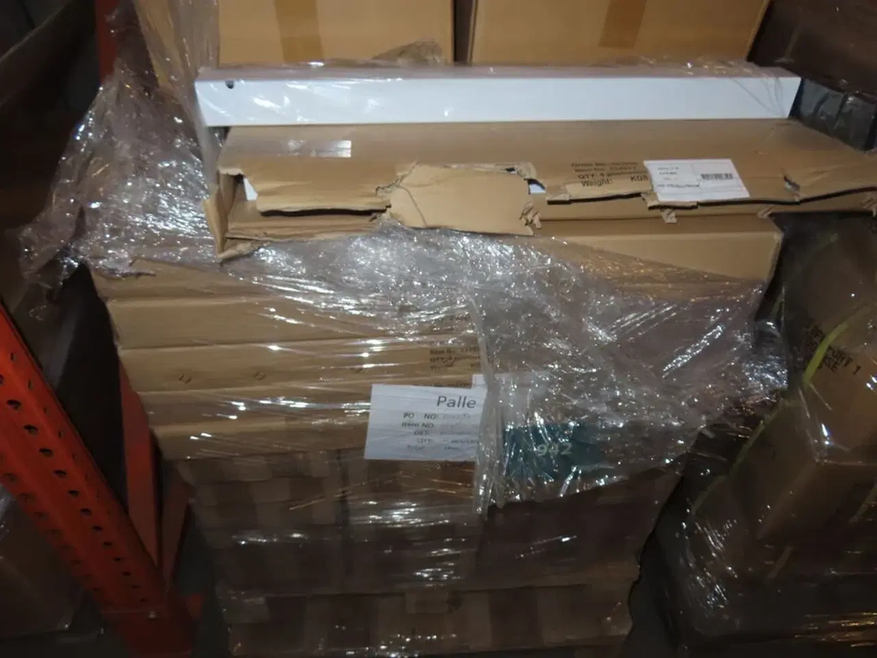 Billede 8 - Palle med hvidlakerede bordben og sokkelben