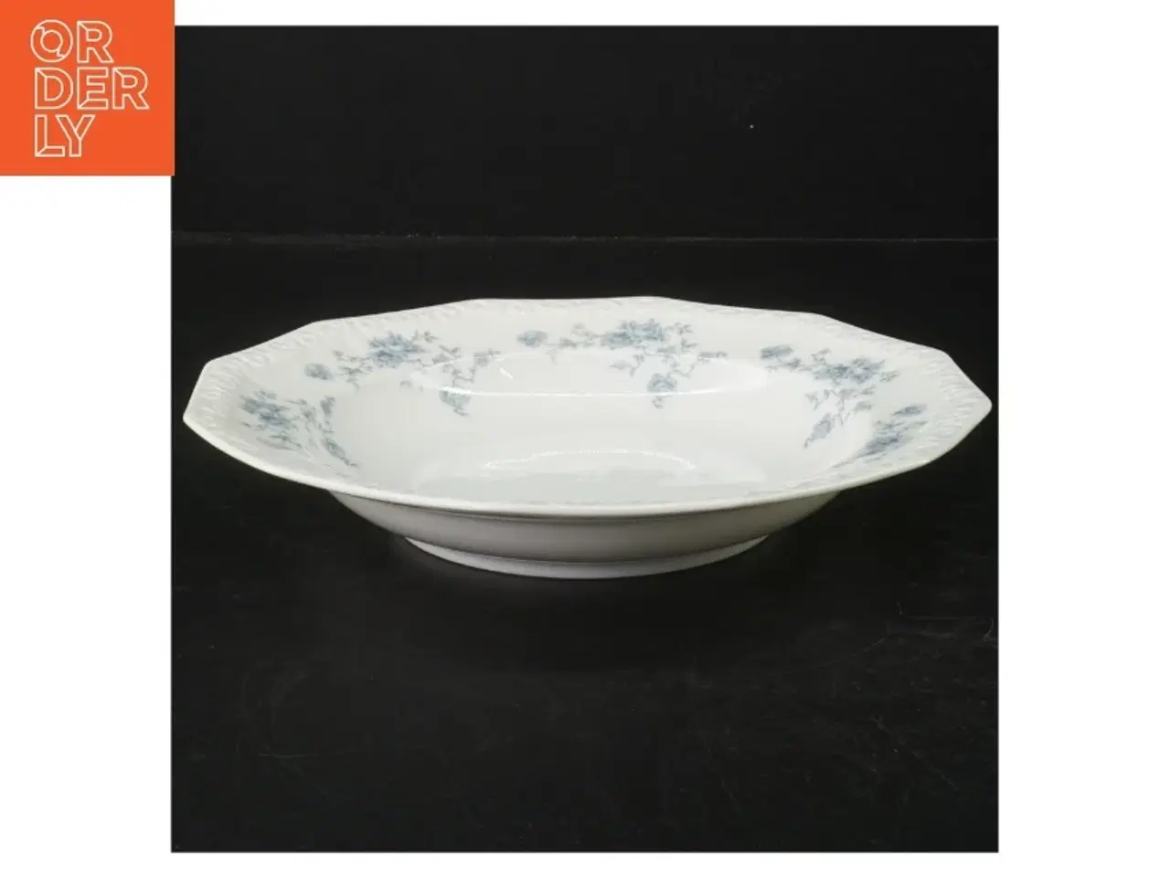 Billede 2 - Porcelænstallerken med blomsterdekor fra Rosenthal (str. Ø. 21,5 cm)