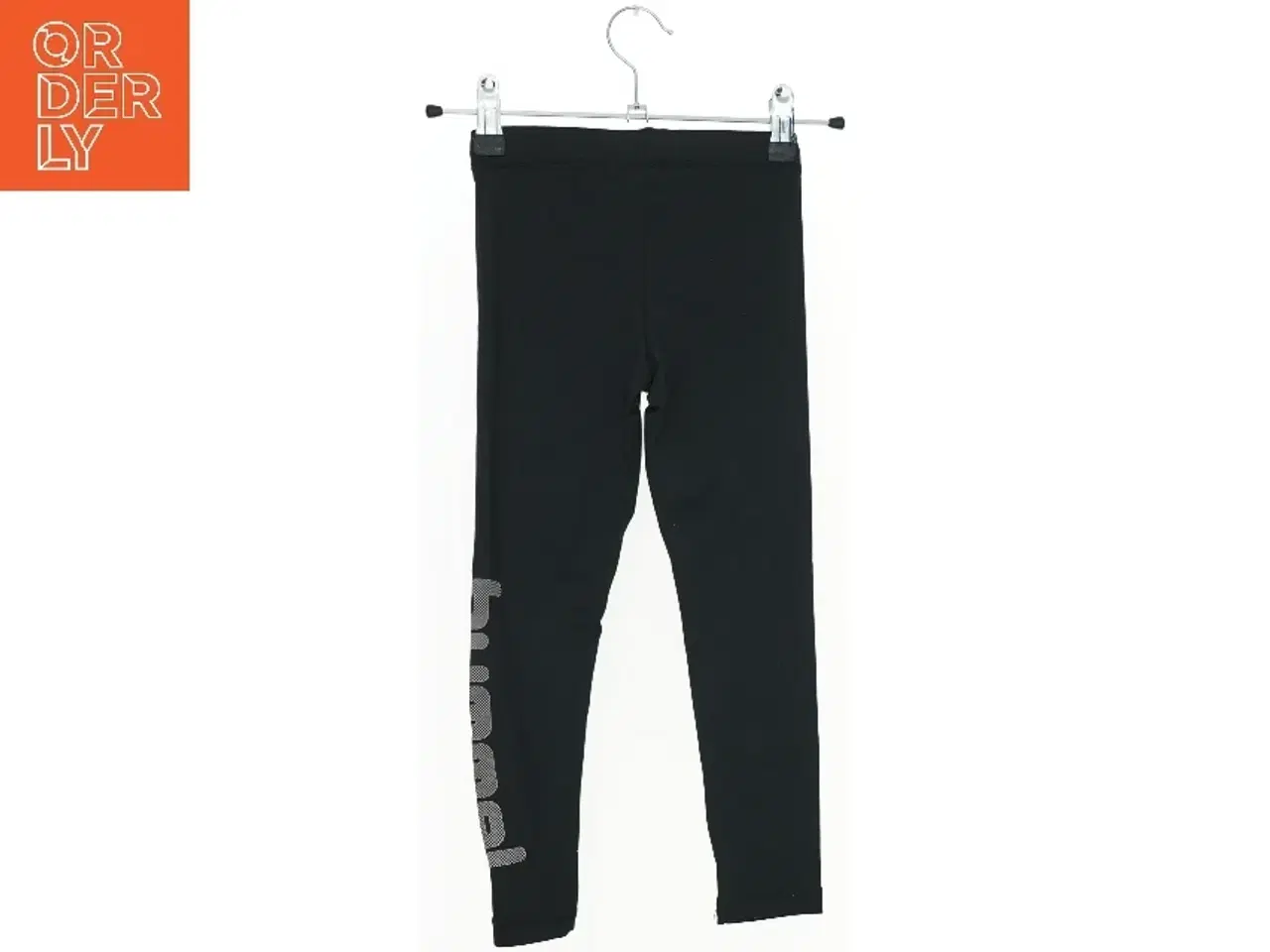 Billede 2 - Børne leggings med print på benet fra Hummel (str. 104)