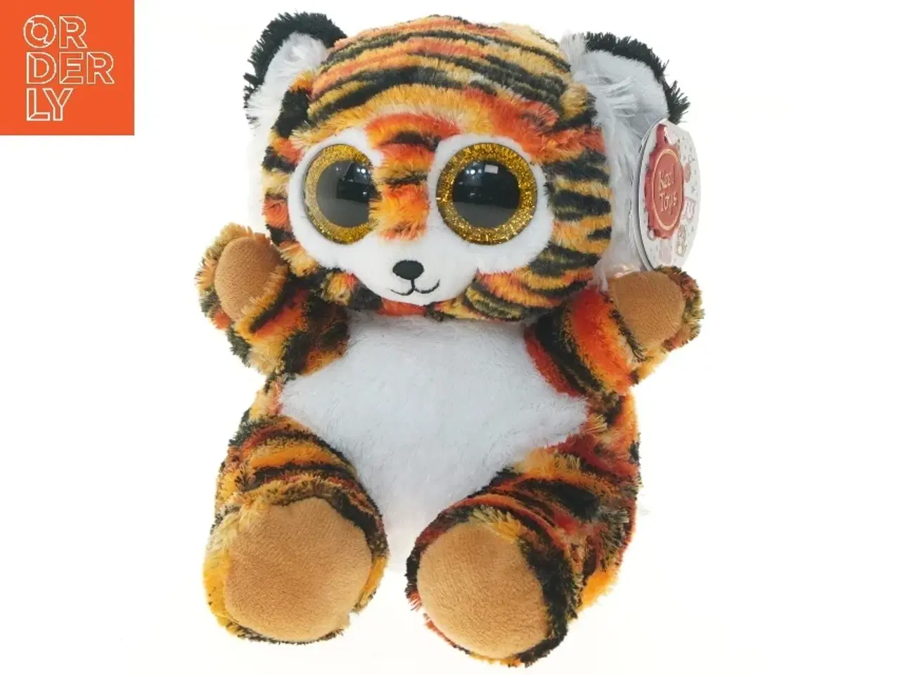 Billede 1 - Plys Tiger Tøjdyr (str. 22 cm)
