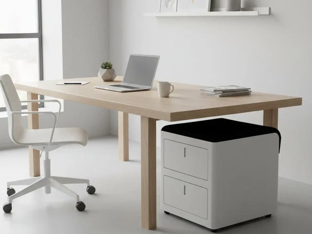 Billede 2 - Dieffebi cBox Skuffemodul – Hvid/Sort