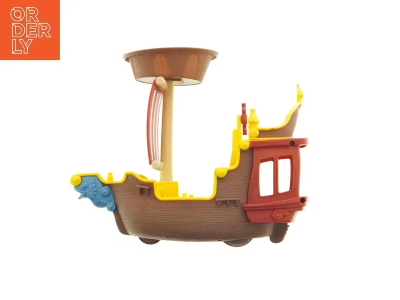 Billede 6 - Farverigt plastik piratskib (str. 25 x 30 x 12 cm)