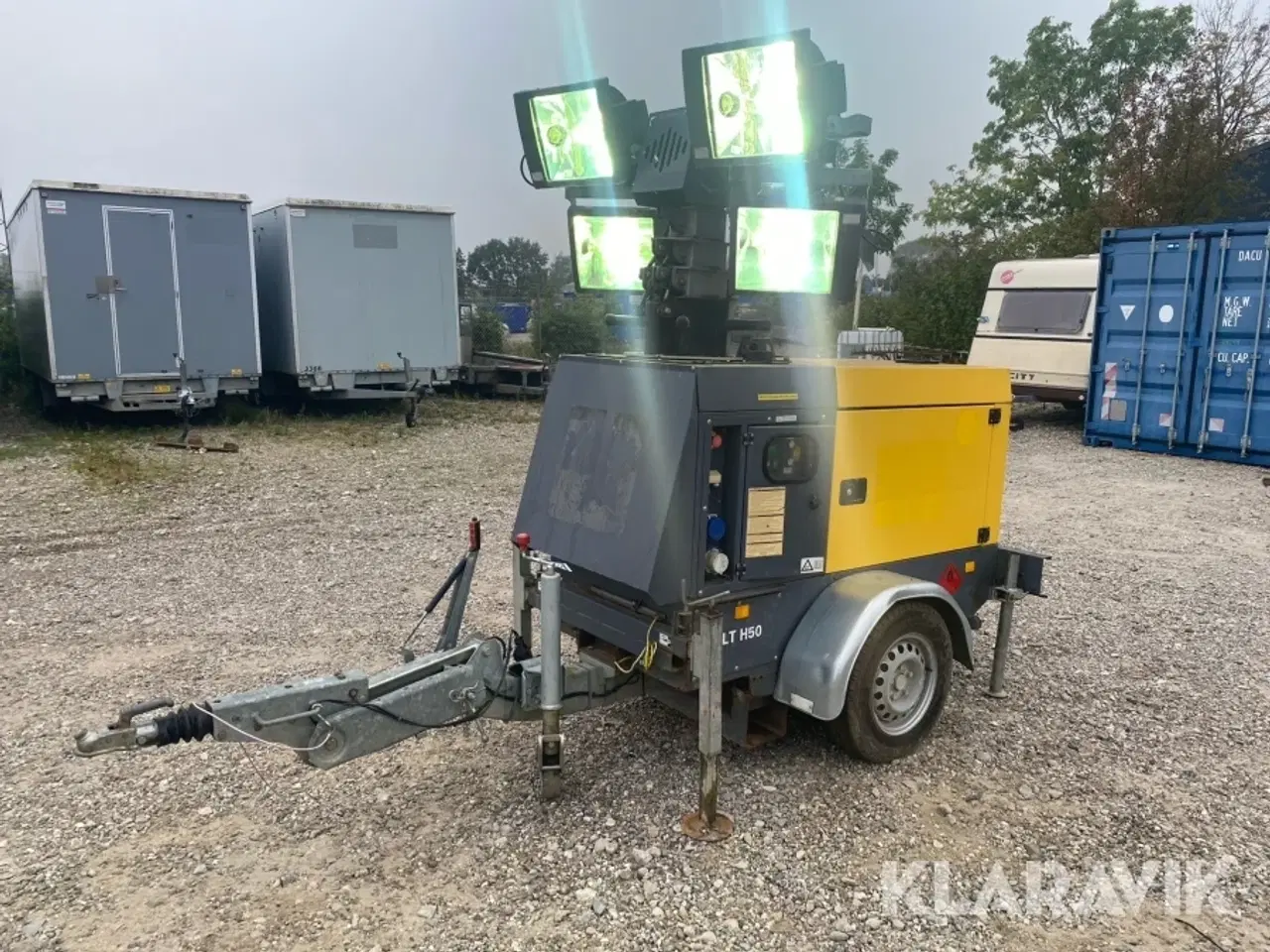 Billede 1 - Generator Atlas Copco QLT H50 med lystårn 9 meter