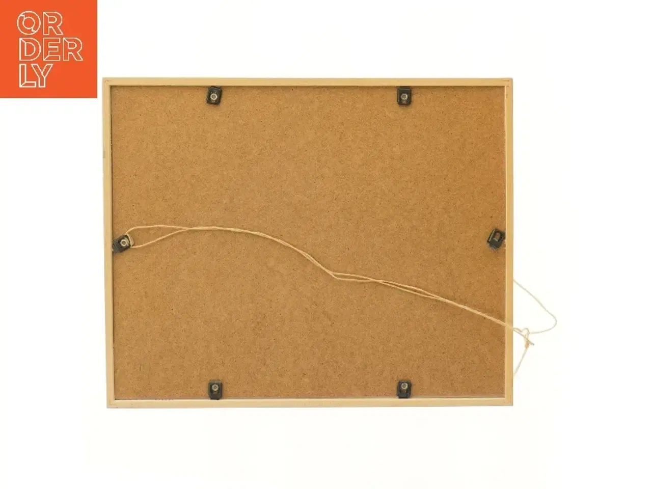 Billede 2 - Indrammet landskabsmaleri (str. 36,5x29,5 cm)