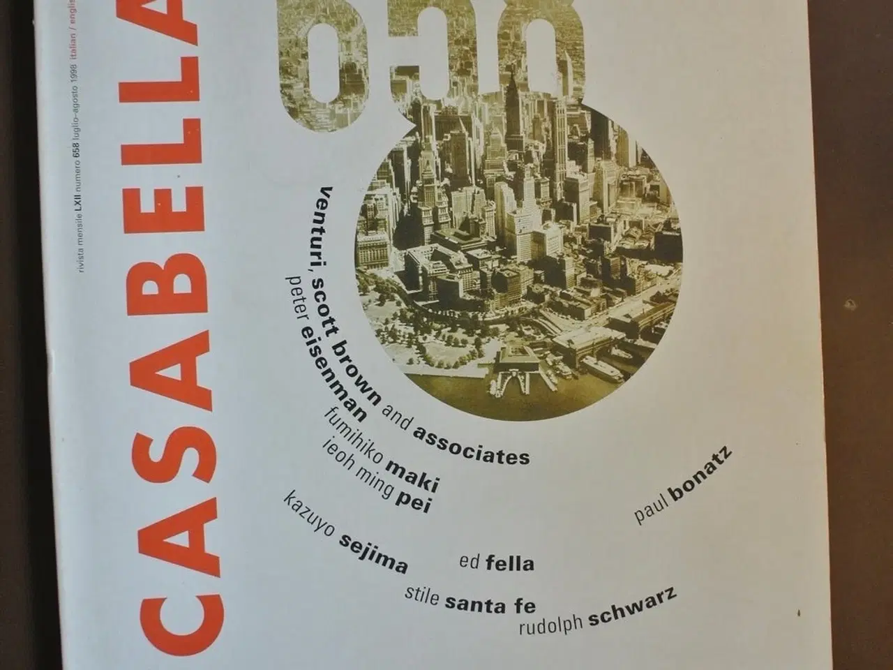 Billede 1 - casabella 658 1998, emne: arkitektur