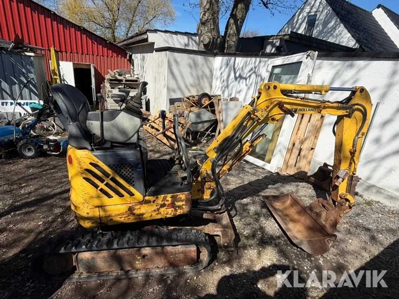 Billede 5 - Minigraver New Holland E9SR - hydraulisk udskydelig undervogn