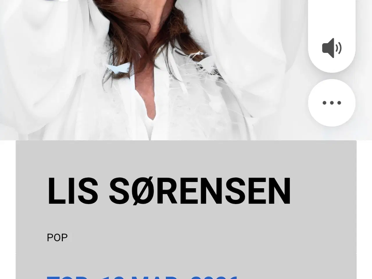 Billede 1 - Lis Sørensen biletter koncert 
